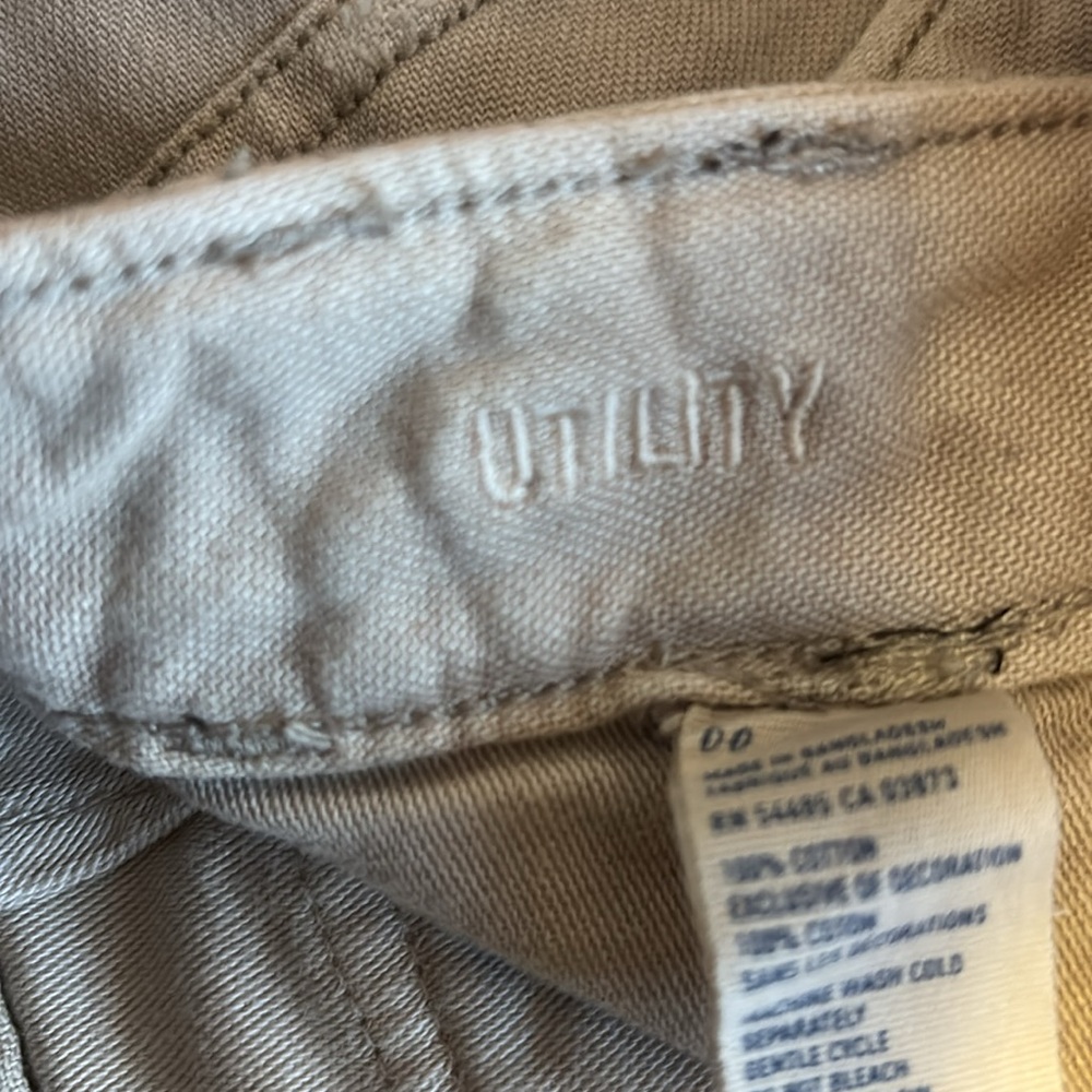 AMERICAN EAGLE KHAKI UTILITY SZ4 9466-M BUTTON FLAP POCKETS - Picture 5 of 12